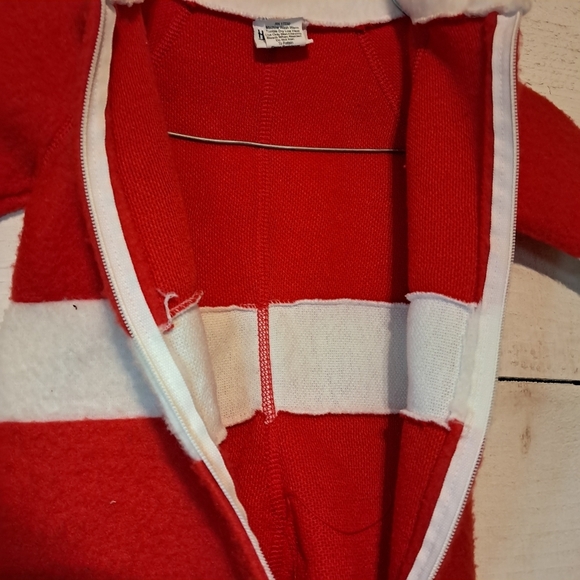 Vintage Christmas Santa Suit Baby Outfit Size 6 Months - Picture 5 of 8